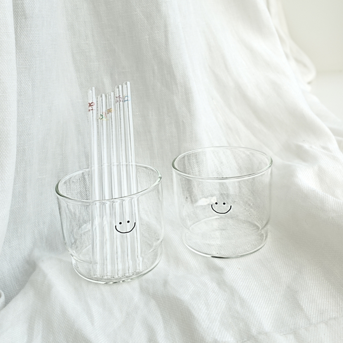 Glass Smile Cup